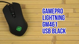 Распаковка GamePro Lightning GM461 USB Black