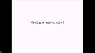 Esperanto Conversation 1 – Esperanta Konversacio 1