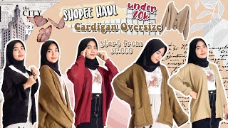 Download lagu Shopee Haul Cardigan Rajut Oversize Cuma 30ribuan! | Cardigan Oversized Batwing, Premium!