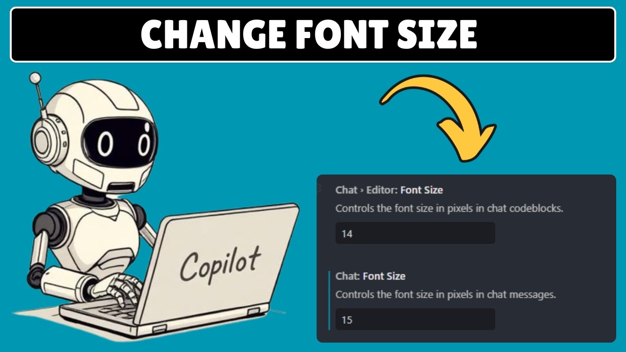 How to Change Font Size in Github Copilot Chat - YouTube