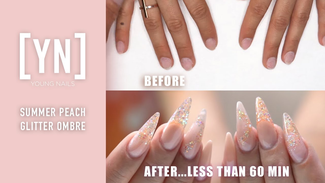 4. Ombre Peach Nails for Summer - wide 1