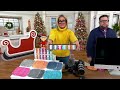 Campanelli 12-Piece 6&quot;x6&quot; Bright/Neutrals Loopy Towels in (6) Gift Boxes on QVC