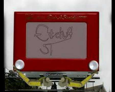 etch a sketch animation