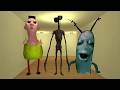 Siren Head, Hamood habibi And Plankton Aughh Nextbot in The Hole Nextbot Gmod