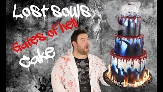How To Make A Ghost Cake/ Halloween Cake/ DIY Lost Souls Hell Cake