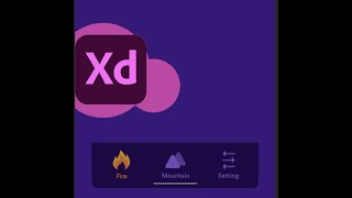 How to make animated tab bar with Adobe XD