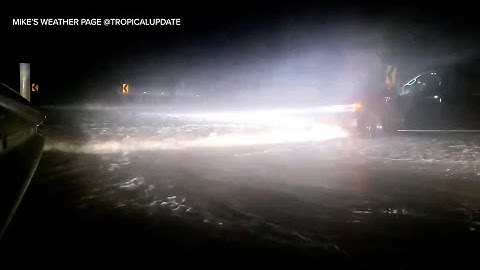 Hurricane Beryl storm surge: Raw video from Sargent Beach, Texas