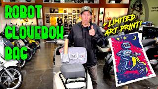 Special “Robot” Grey Glove Box Bag with Limited Edition Beau Hufford Art Print!