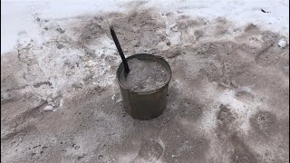 What The Old Timers Used On The Ice Instead Of Salt.