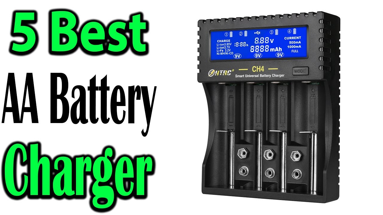 TOP 5 Best AA Battery Chargers Review 2024 - YouTube