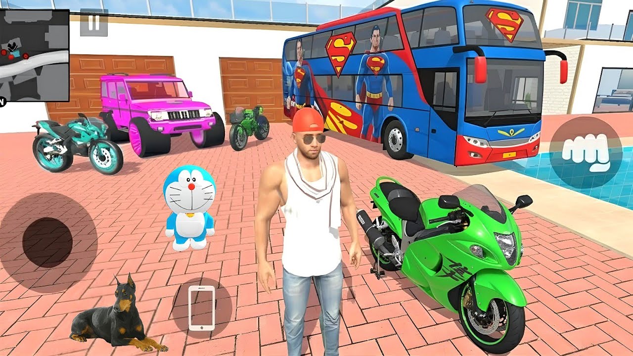 Doraemon Ke Liye Bus 🚌 Purchase Krli 💥🥳 Indian Theft Auto Simulator Game 🎮🎯