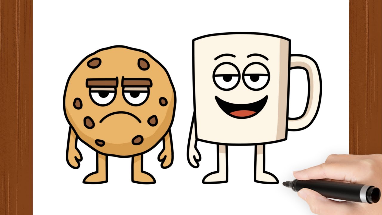 How To Draw COOKI AND MILKI I BRAINROT I Easy