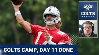INDIANAPOLIS COLTS CAMP DAY 11 Daniel Jones Justin Walley Put Their STAMP On the Red Zone