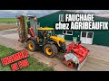 Fauchage 2023 chez agribeaufix avec un groupe kuhn 95m  stopp par la pluie 