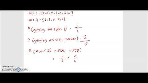 MATHEMATICS FORM 4 KSSM | CHAPTER 9 PROBABILITY OF COMBINED EVENTS