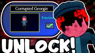 How to UNLOCK CORRUPTED GEORGIE in PIGGY (Book 2 but its 100 Players)