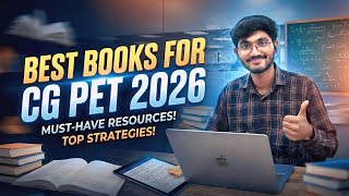 Best Books for CG PET 2026 | Complete Resource Guide & PYQs | VaibhavTalks🔥