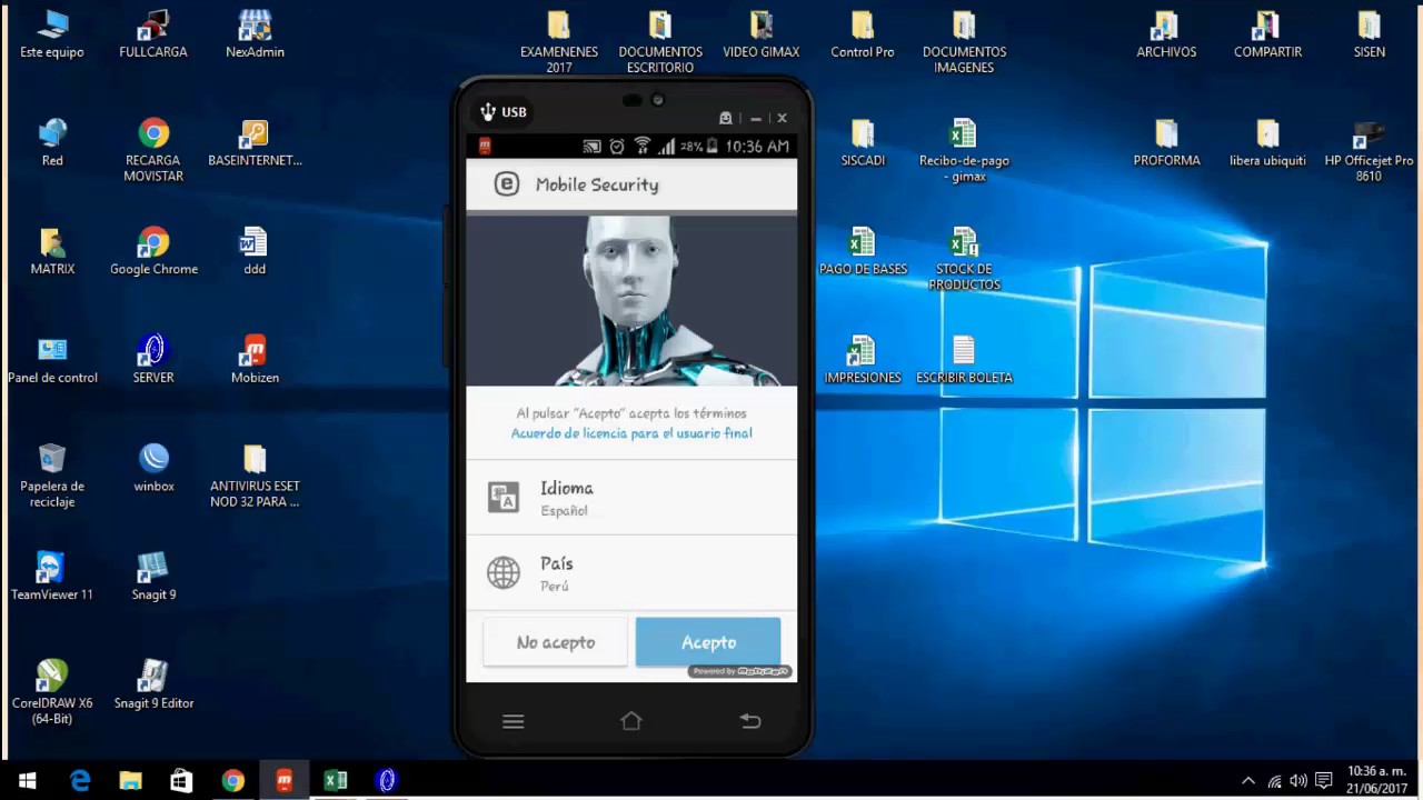 INSTALANDO ESET NOD 32 PARA ANDROID CON LICENCIA HASTA 