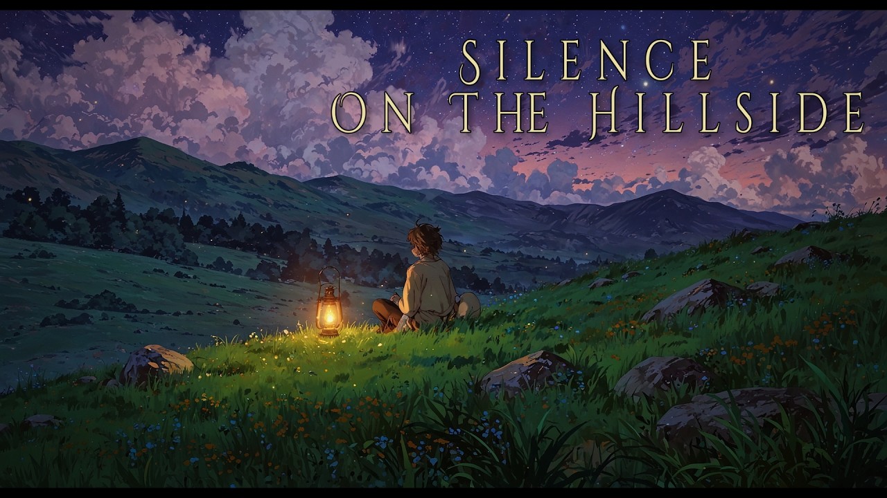Silence On The Hillside | Medieval fantasy Music & Night Ambience