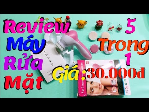 Trên Tay - Máy rửa mặt 5 trong 1 | giá 30.000đ Trên Shopee