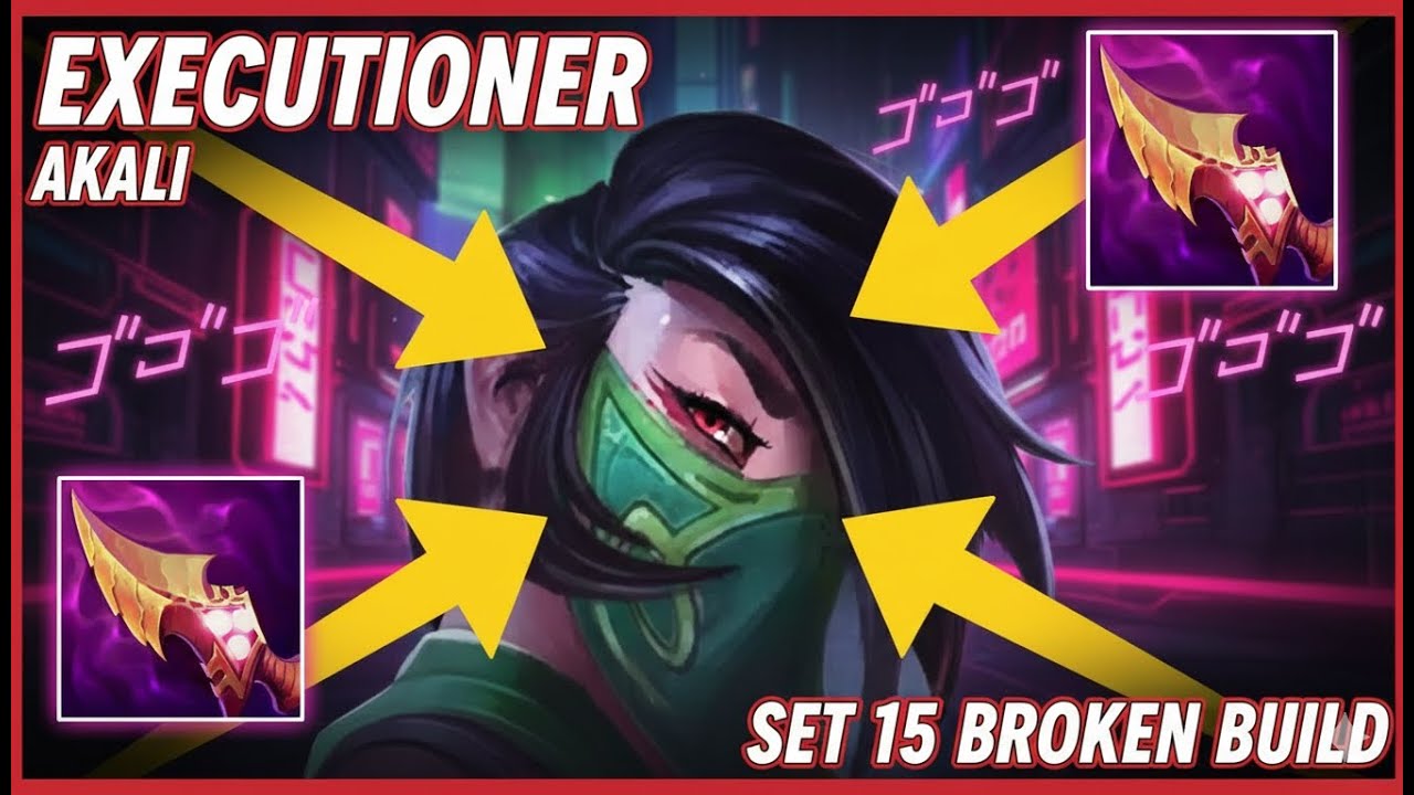 Executioner Akali | TFT Gameplay | No Mic 