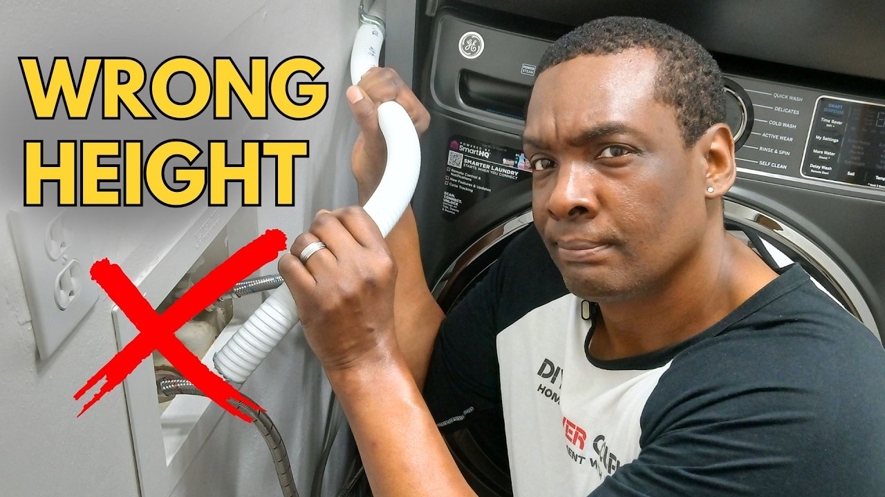 How to Extend a Washing Machine Drain Hose (Correct Height to Avoid Overflow)
