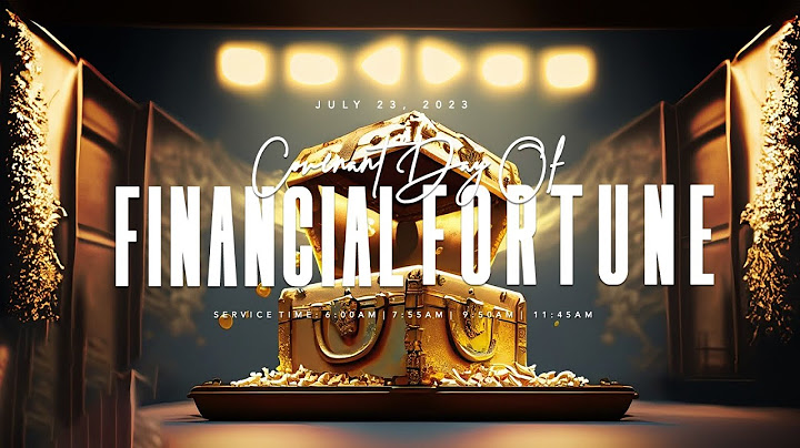 COVENANT DAY OF FINANCIAL FORTUNE SERVICE | 23, JULY  2023 | FAITH TABERNACLE  OTA.