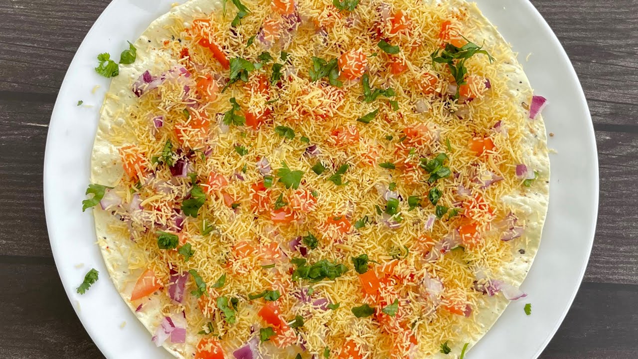 Masala Papad Recipe 5 min easy Indian starter recipe YouTube