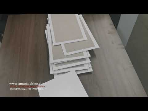 Case Making Machine | 4-side folding machine testing before shipping