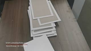 Case Making Machine | 4-side folding machine testing before shipping