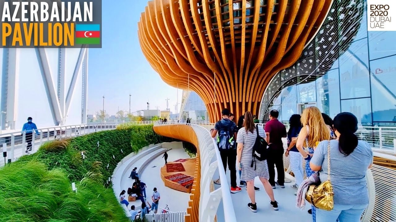 Azerbaijan Pavilion Expo 2020 Dubai | 4K | Dubai Expo 2021 | Dubai Tourist Attraction