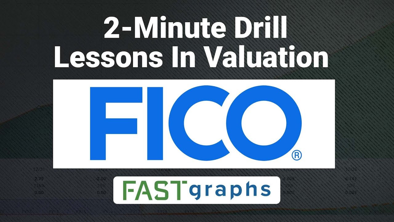 Lessons In Valuation: 2 Minute Drill - Fair Isaac Corp (FICO) | FAST ...