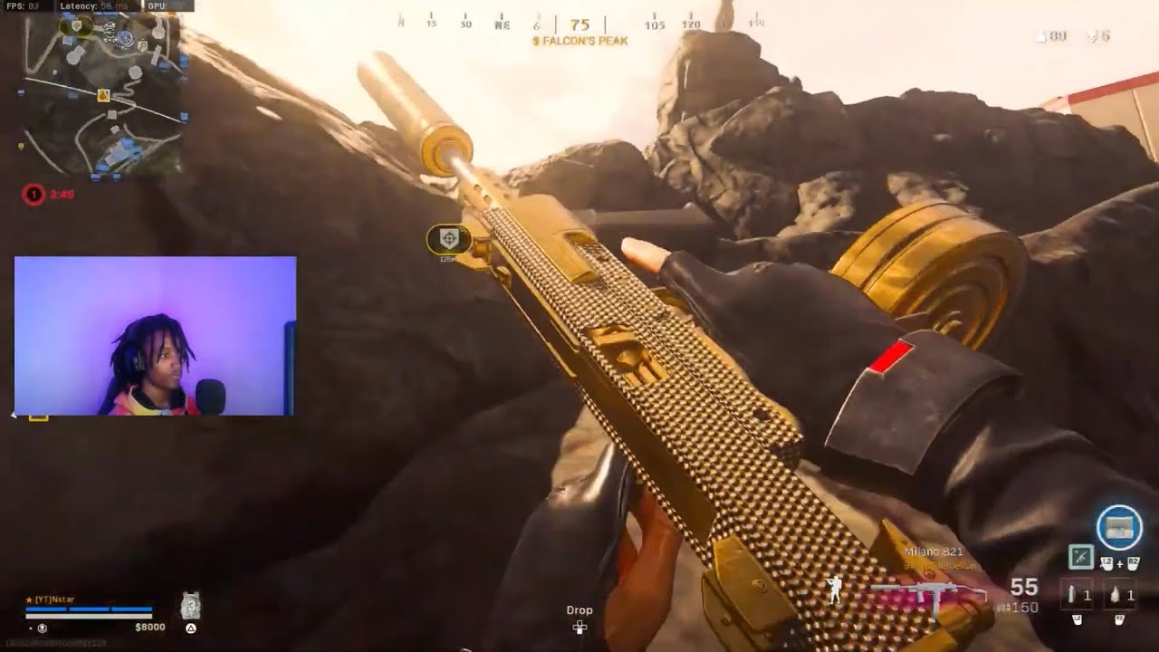 WARZONE CALDERA *20+ KILLS* Using BROKEN Milano SMG