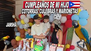 Cumpleaños De Mi Hijo Alexian En Familia - Cotorras, Culebras y Marionetas - Jamsha