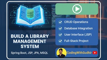 Library Management System Project Using Spring Boot, JSP & MySQL Tutorial for Beginners