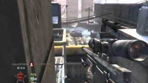 Black Ops: Noscope Across The Map On WMD: