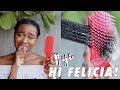 BEST DETANGLING BRUSH I've Used On My 4B/4C Hair! | Felicia Leatherwood Detangling Brush