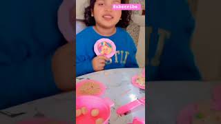 barbie pink color kitchen set #ytshorts #play #kitchenset