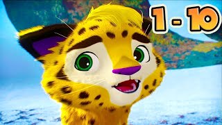 Leo & Tig - Episode 1 - 10 COMPILATION 🐯 | Super Toons - Kids Shows & Cartoons
