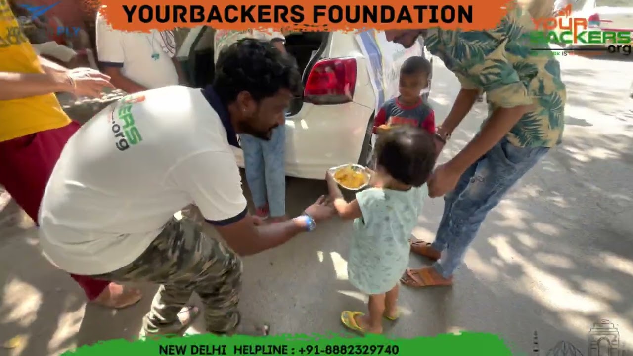 04th Oct 2022  Eradicate Hunger – Food Distribution Activities by Yourbackers New Delhi