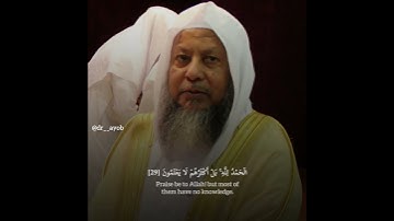 تلاوة مباركة لسورة الزمر بصوت فضيلة الشيخ محمد أيوب رحمه الله من مسجد قباء