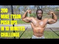 200 Mike Tyson Push Ups in 10  Minutes Challenge - The Dark Knight | That's Good Money