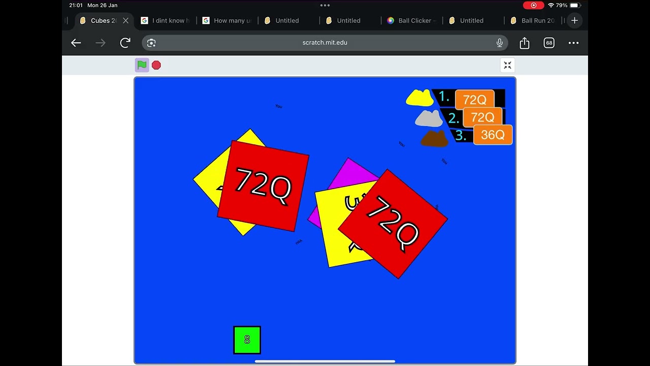 Cubes 2048.io THE BIG numbers