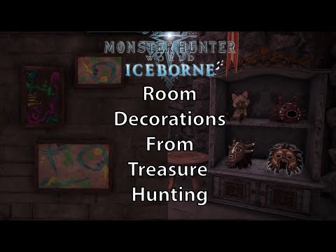 MHW Iceborne Room Decorations from Treasure Hunting - YouTube