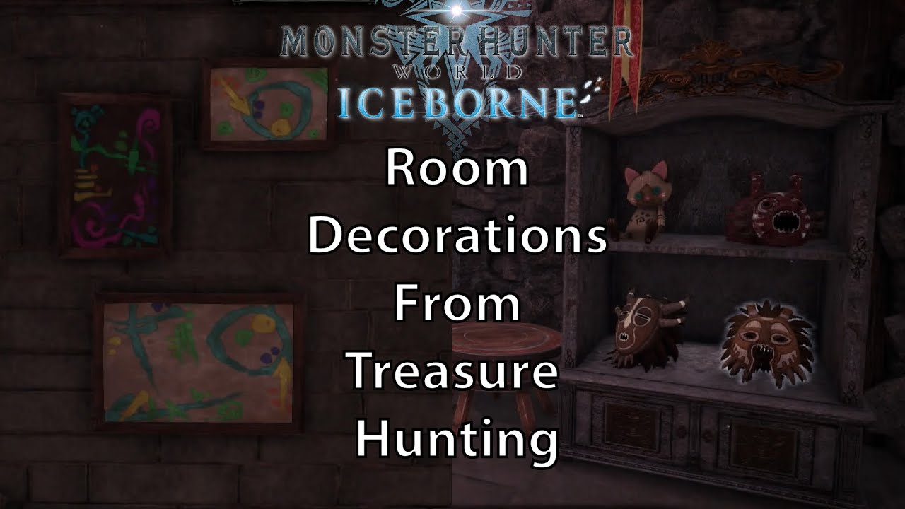 MHW Iceborne Room Decorations from Treasure Hunting - YouTube