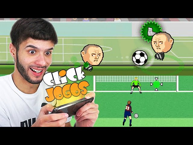 Jogando os Jogos Clássico de Futebol do CLICK JOGOS! 