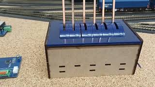 Point Levers at Lyneworth Model Railway