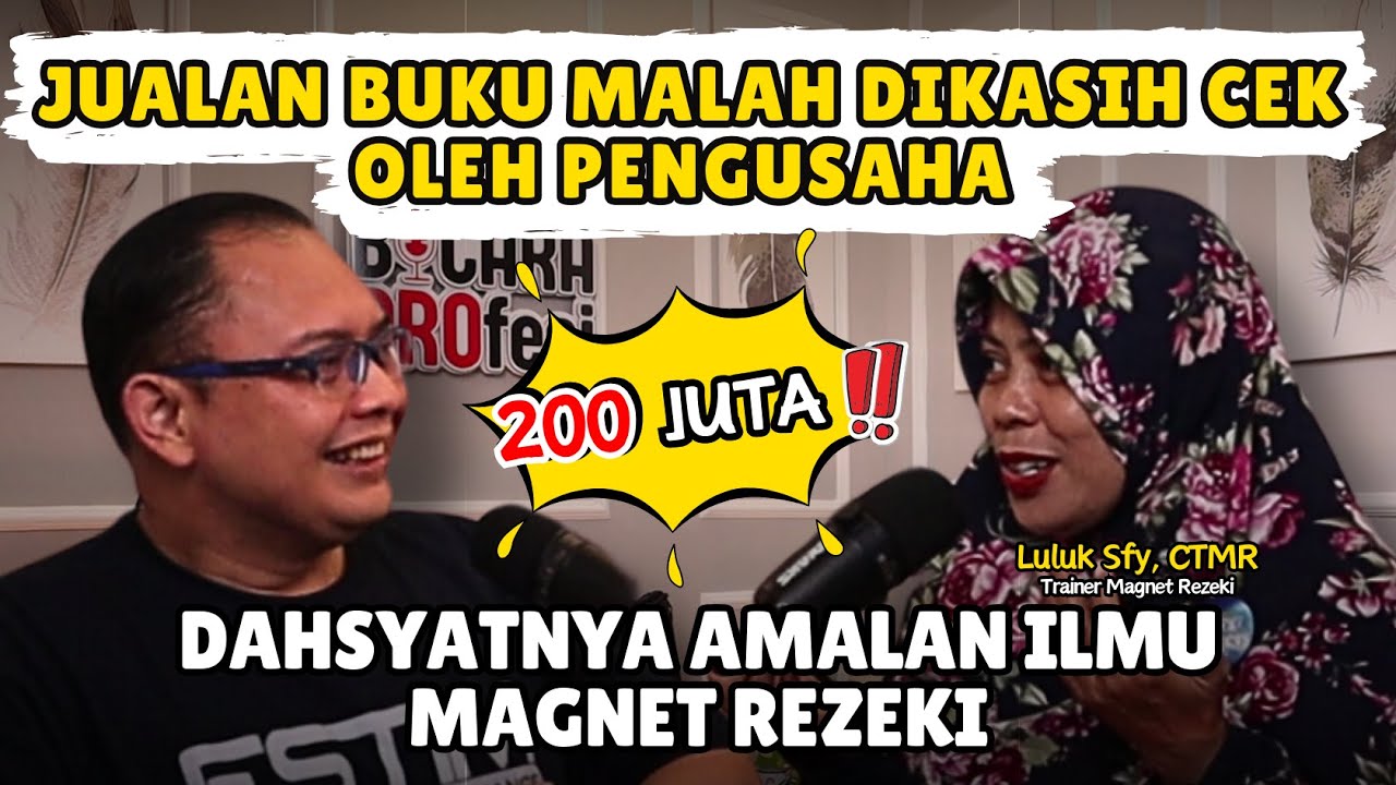 TRAINER MAGNET REZEKI: MULAI MENDOAKAN ORANG, JANGAN SELALU MINTA DIDOAKAN - Luluk Sfy CTMR