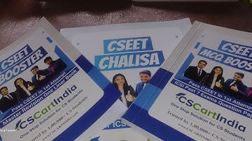 finally🥳received CSEET master kit from CScart India for November attempt 2022 free of cost #unboxing