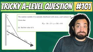 Crazy Moments Tricky A-Level Question!! #101 (One Stats and One Mechanics to prepare for Paper 3)